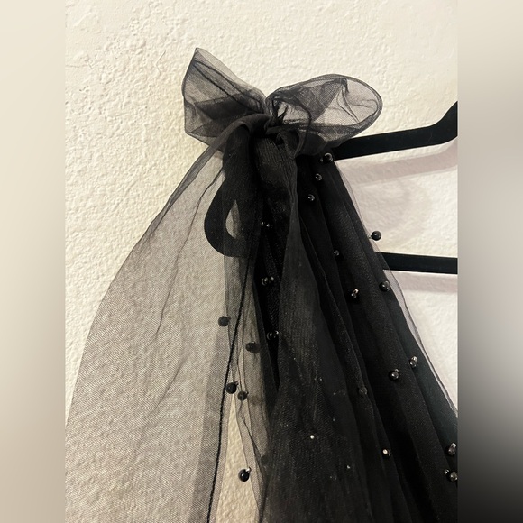 NWTs whimsigoth tulle tiered dress with ruffles and bows XL - Picture 2 of 9